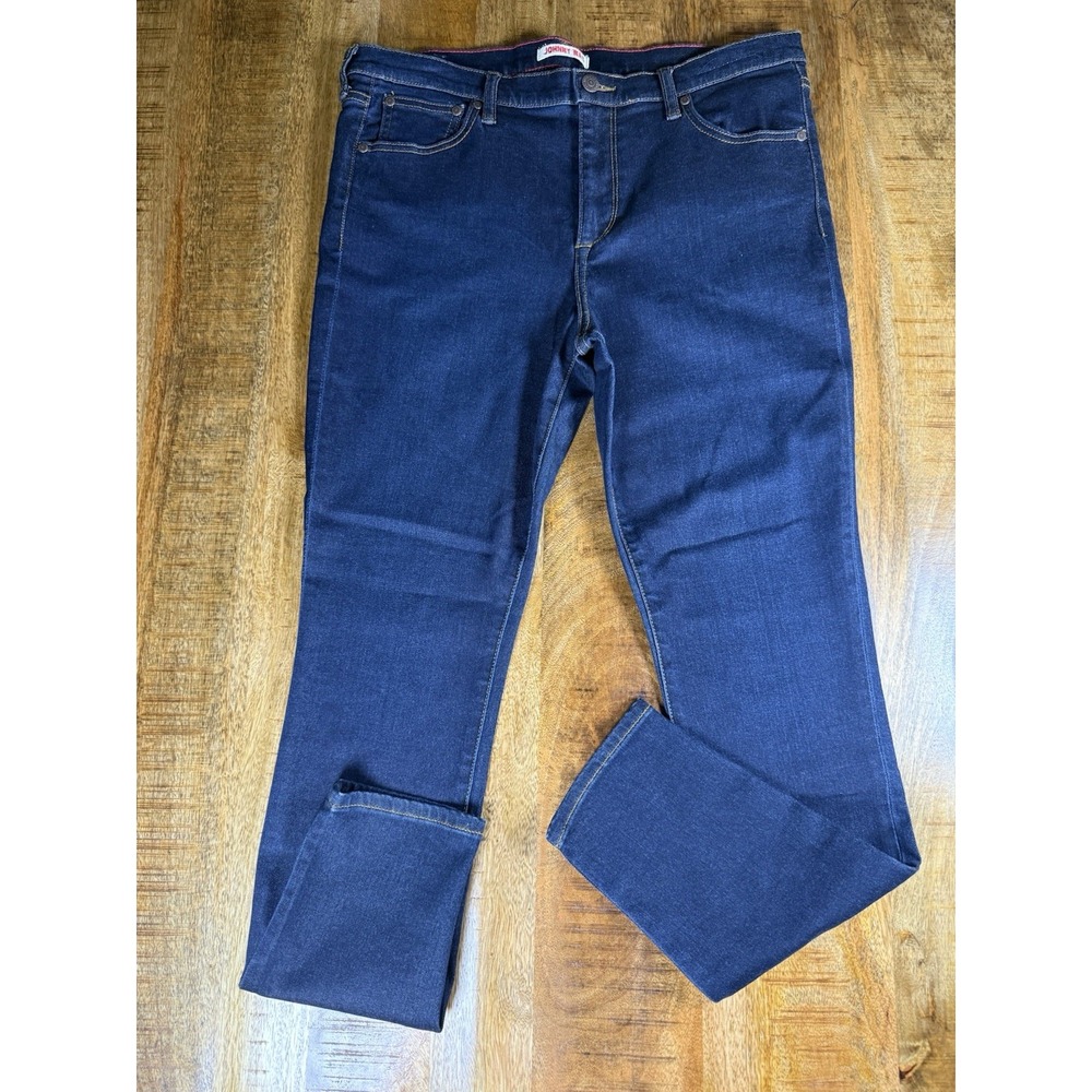 Johnny Was The Skinny Jean Womens 31 Mid Rise Stretch Dark Wash Denim Jeans